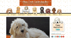 Desktop Screenshot of mosscreekgoldendoodles.com