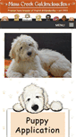 Mobile Screenshot of mosscreekgoldendoodles.com